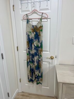 Neutral Multi-Color Watercolor jumper